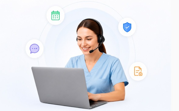 Simplify Your <span class='text-primary'>Healthcare</span> <br> Operations Today img